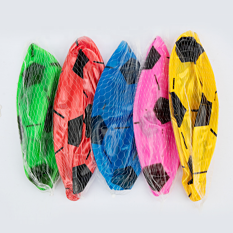 Inflatable PVC Footballs Outdoor Indoor Beach Ball Games Summer Toys 22CM Assorted Football for Kid