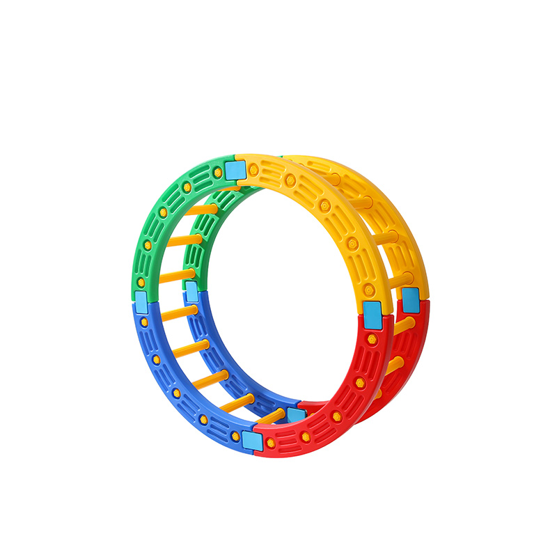 Wholesale Kids Indoor Plastic 1/4 Climbing Balance Board Toy Physical Sensory Integration Training Equipment Climbing Frame