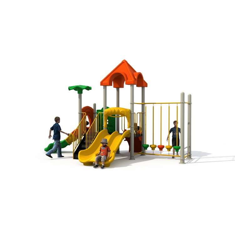 Residential Outdoor Playground Slide Combo for Adventure Park Daycare Eco-friendly LLDPE Material School Home Backyard Use Kid