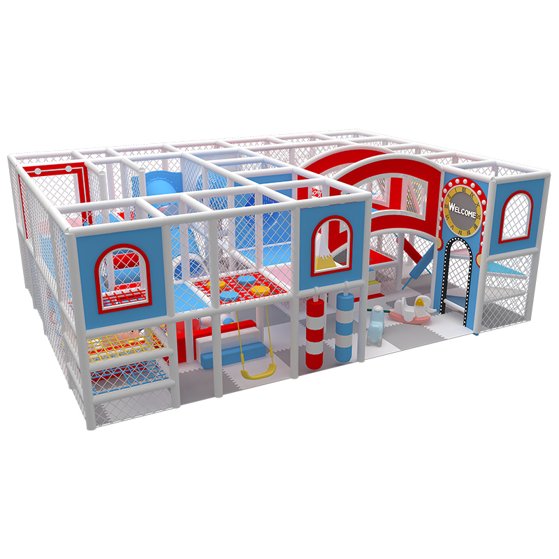 Older Kids Physical Expansion Naughty Castle High Altitude Rope Adventure Challenge Playground Set