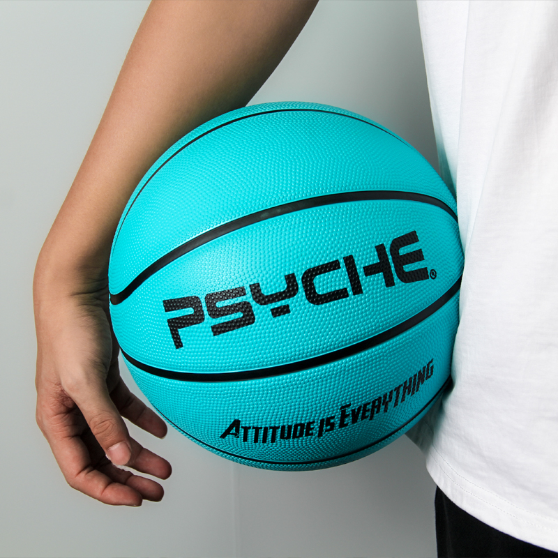 Eco-friendly Outdoor Basketball Size 7 Rubber Material Practice Ball