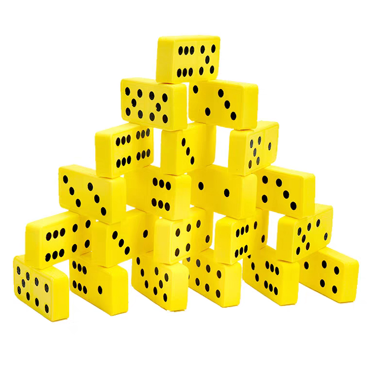 Domino Set - EVA Foam Garden Game Toy, Suitable for Children and Adults - Can Be Played Indoors and Outdoors