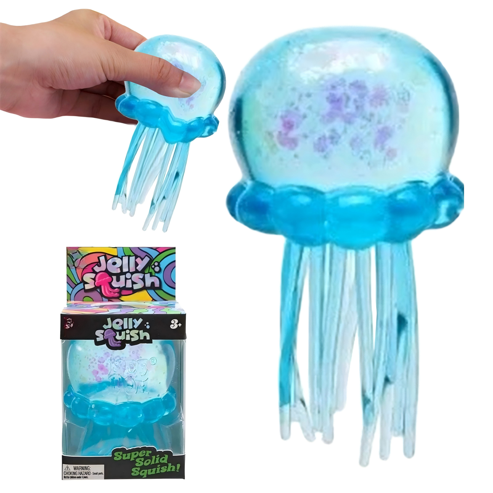Beach Water Play Jellyfish Toy Outdoor Parent-child Interaction Item Jellyfish Stress Relief Squeeze Realistic Vent Jellyfish