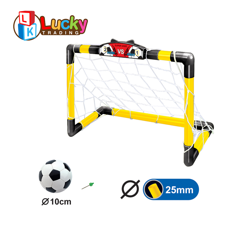 Portable football goal set