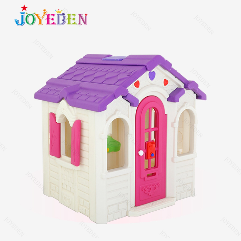Indoor Kids Games Plastic Playhouse Garden Backyard Friendly Cartoon for Kids Carton Box 1 Set Indoor Plastic Play House Joyeden