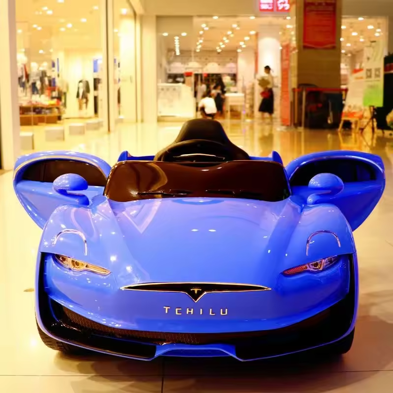 Factory Wholesale Children's Electric Toy Car With Remote Control 390 Motor LED Lights Electric Ride on Car for Kids to Drive