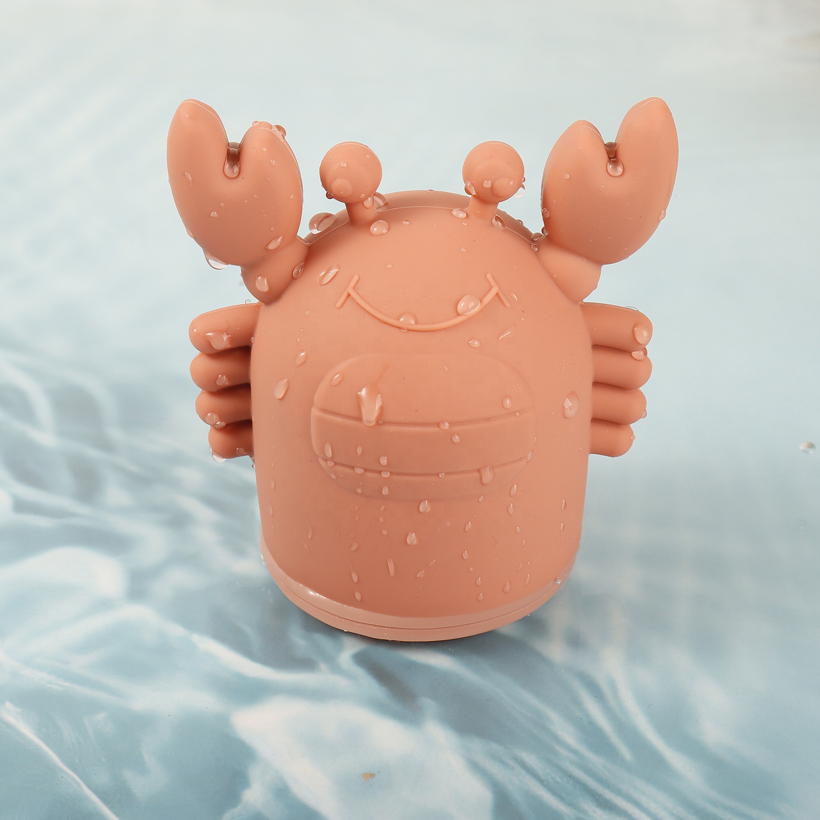 Silicone Baby Sea Animal Bath Toys Set Infant Children's Water Bathing Toy Shower Toddler Kids Gift Set