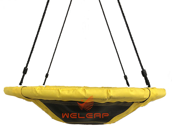 WELEAP Outdoor Garden 100cm Large Backyard Round Bird Nest Swing Chair Tree Swing Child Swing Chair Kid Hanging