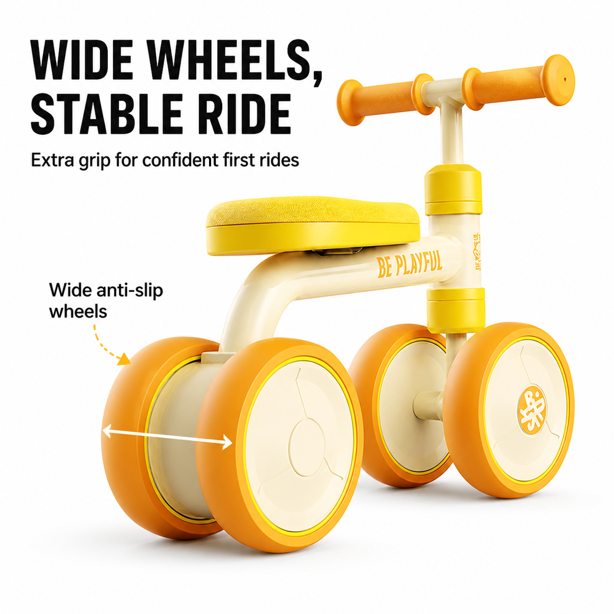 Luddy Wholesale Toddler Balance Bike Baby Ride-On Toy No Pedal Infant Sliding Car High Carbon Steel CE CPC Certified 12-24 Month