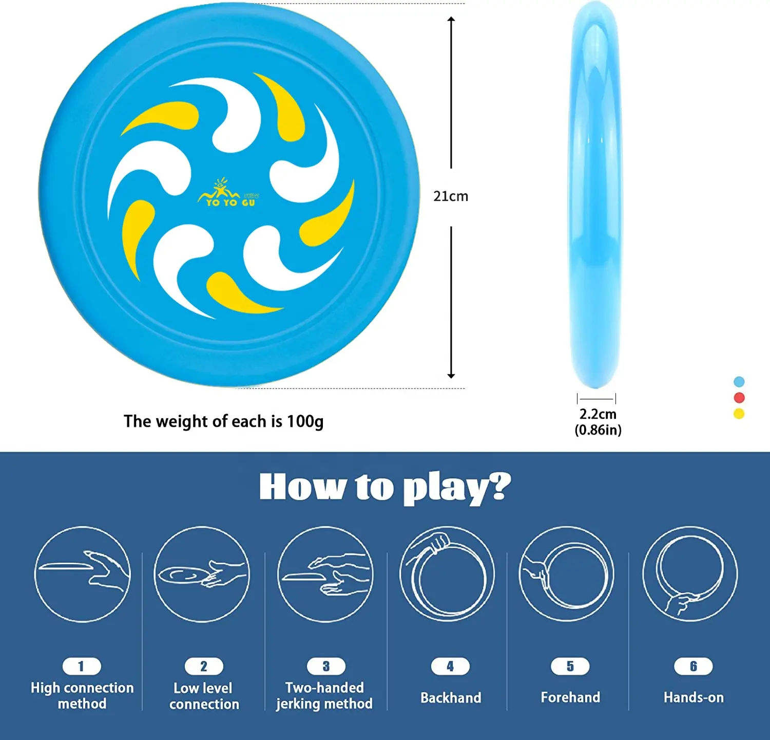 Wholesale Custom Printed Flying Disc Toy Water Professional Soft ABS Plastic Beach Inflatable Toy Safety Certified Kids Play