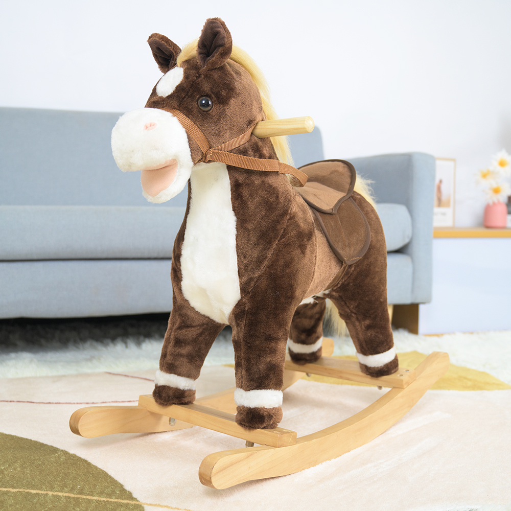 New Fashion Mix-Color Adult Rocking Horse Ride-On Toy for Kids