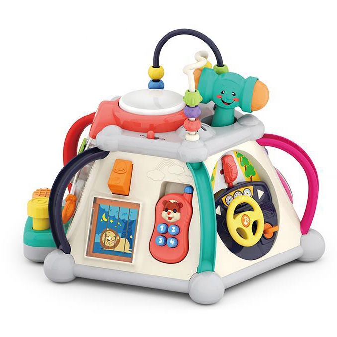 Multifunction Baby Interactive Learning Play Music Activity Cube Toy