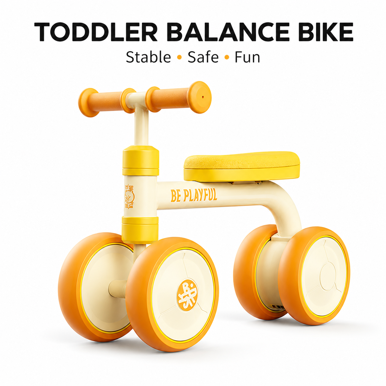 Luddy Wholesale Toddler Balance Bike Baby Ride-On Toy No Pedal Infant Sliding Car High Carbon Steel CE CPC Certified 12-24 Month