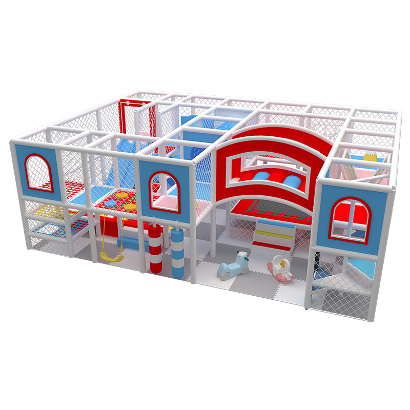 Older Kids Physical Expansion Naughty Castle High Altitude Rope Adventure Challenge Playground Set