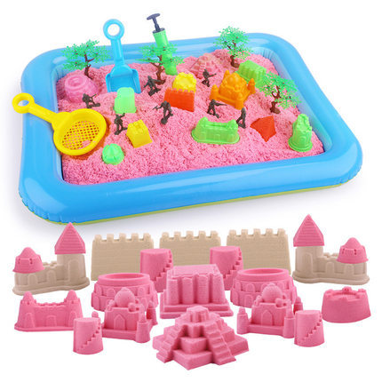 Children's Space-Themed Play Sand Set Colorful for Sand Educational Safe Non-Toxic Modeling Clay for Ages 3-13