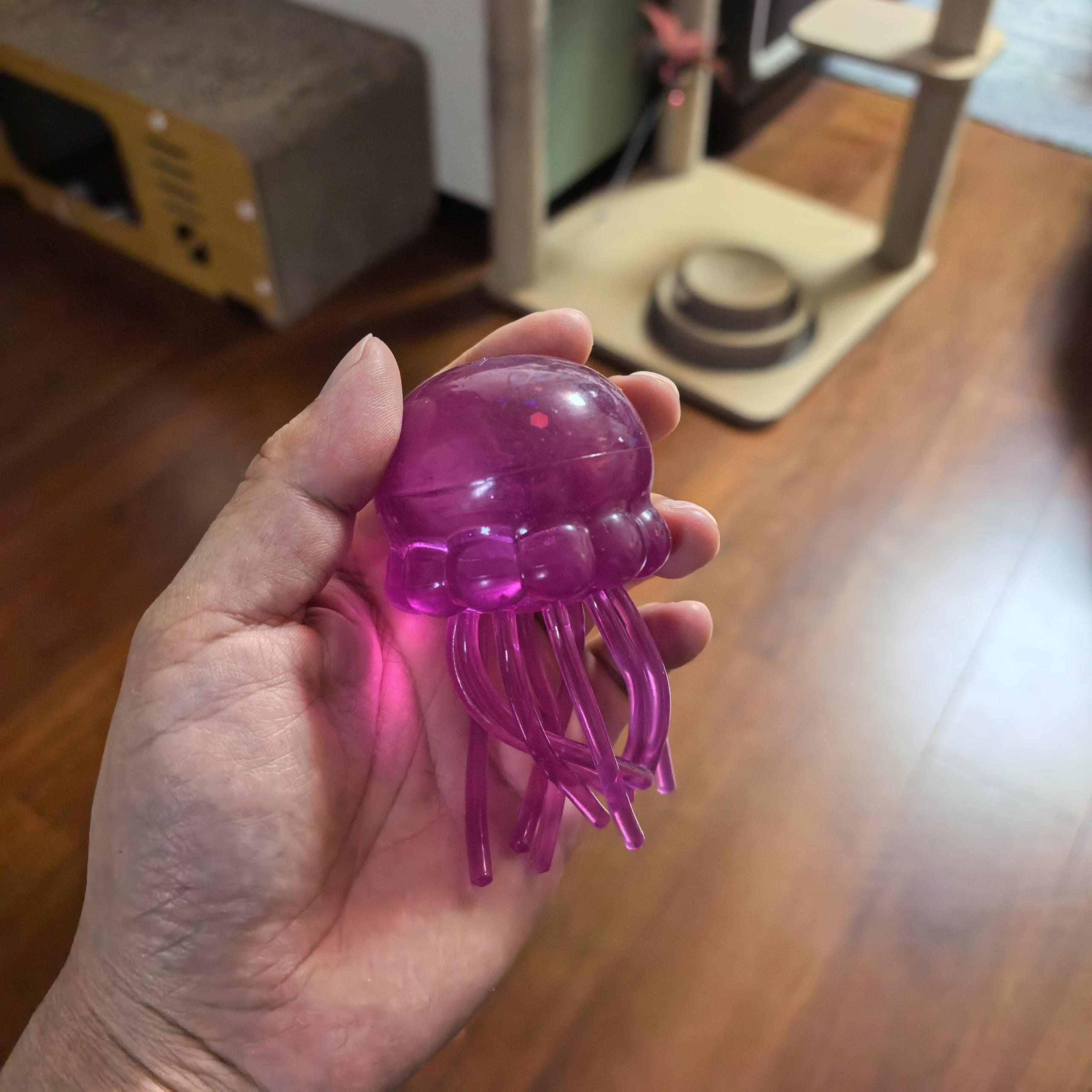 Jellyfish Squish Beach Water Play Octopus Tpr Toy Outdoor Squeeze Toy Simulated Octopus Stress Balls Relief Fidget Toy for Kids