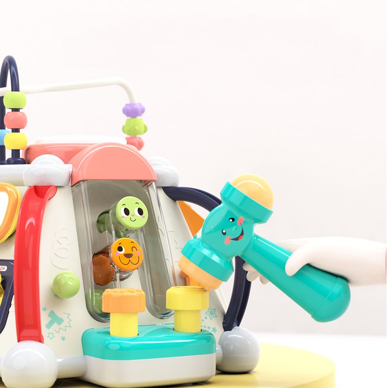 Multifunction Baby Interactive Learning Play Music Activity Cube Toy