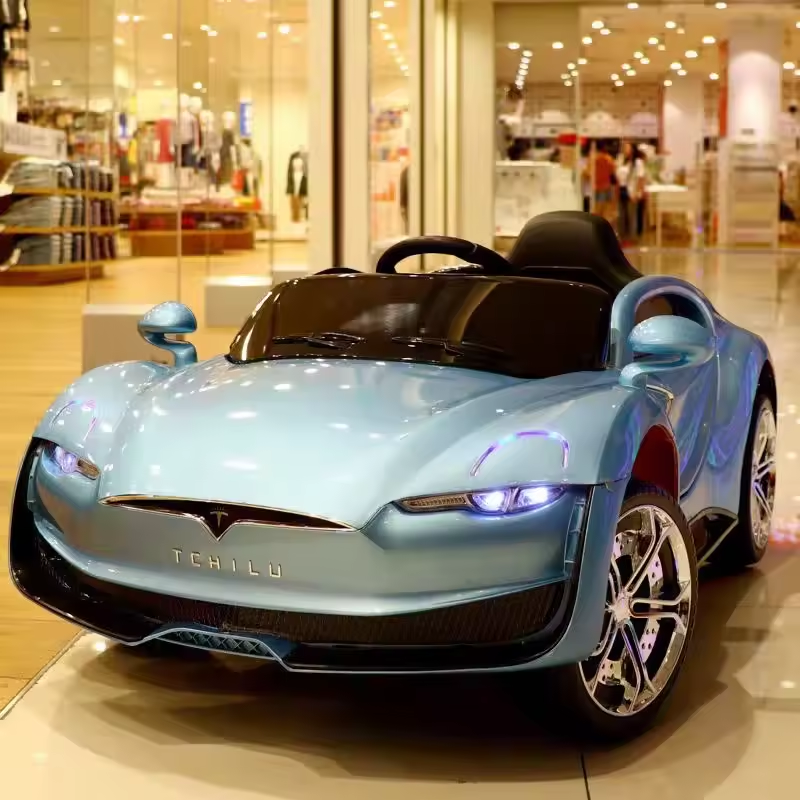 Factory Wholesale Children's Electric Toy Car With Remote Control 390 Motor LED Lights Electric Ride on Car for Kids to Drive