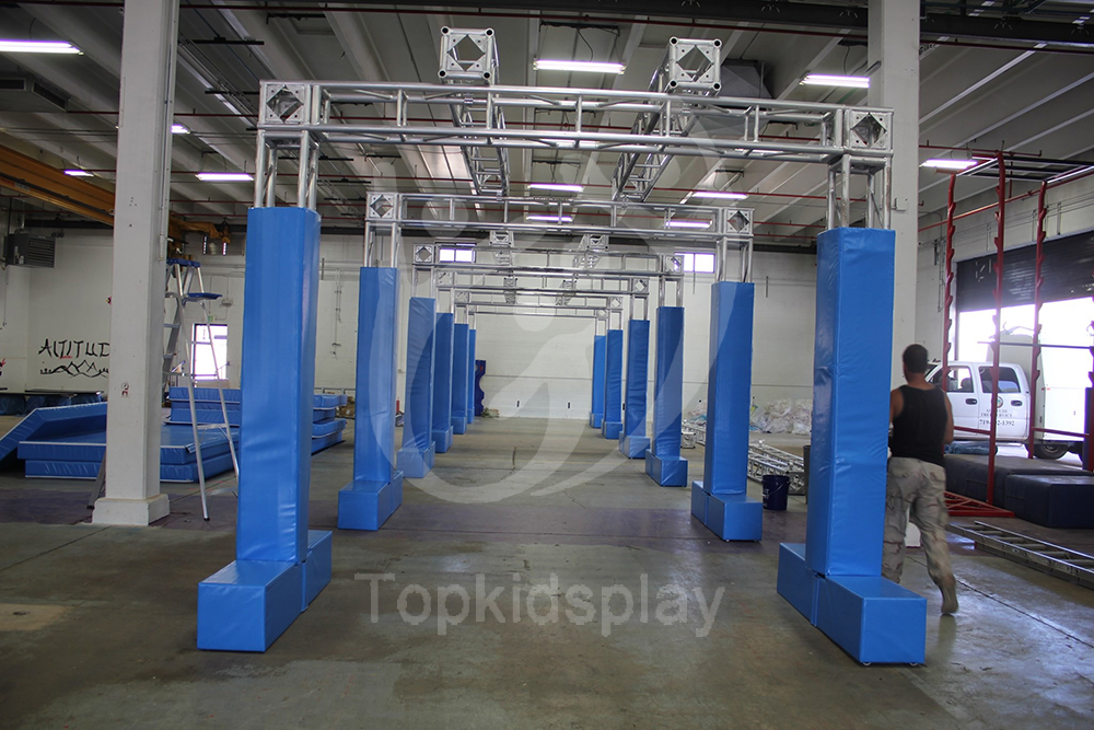 New Arrival Children Outdoor Playground Equipment Backyard Kids Ninja Training Course for Sale
