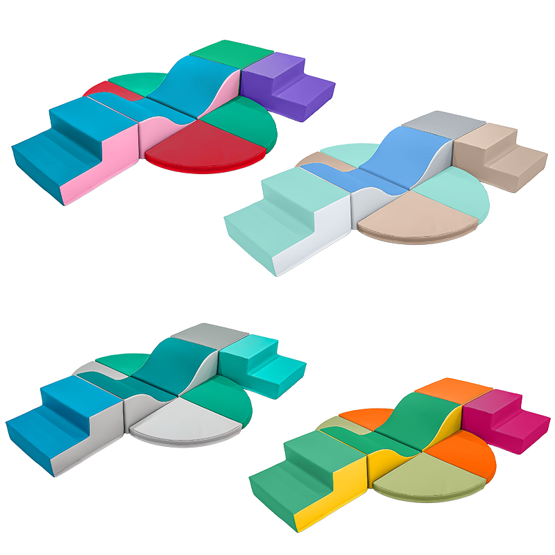 Custom Soft Play Foam Climbing Blocks For Toddlers And Preschoolers Removable Indoor Set For Soft Play Climbing