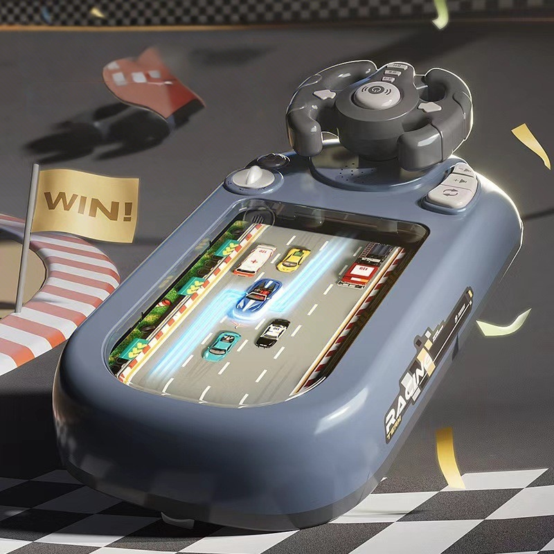 Children's Racing Game Simulation Steering Wheel Driving Obstacle Avoidance Adventure Puzzle Indoor Tabletop Game