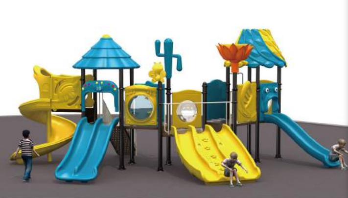 Playground Nature Theme Play Set with Slide Swing Suitable for Beach Park Play Yard Backyard Customized Color Size Optional