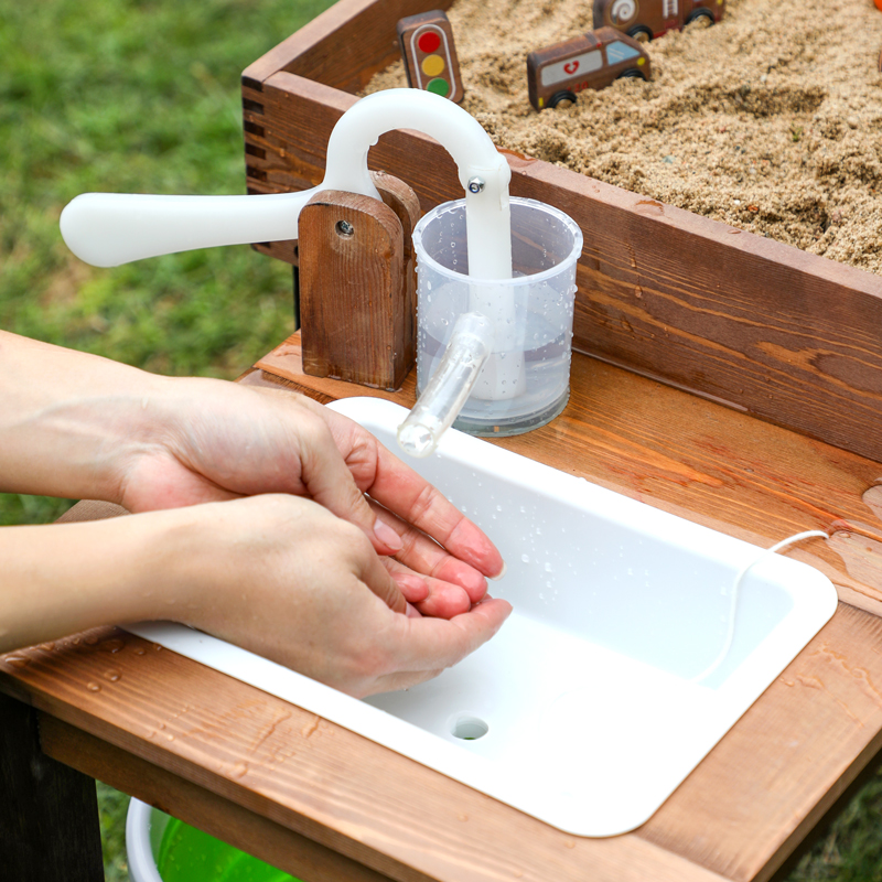 Children's 2 to 4 Years Wooden Outdoor Playing Sand Water Table Box Pretend Funny Sensory Toys