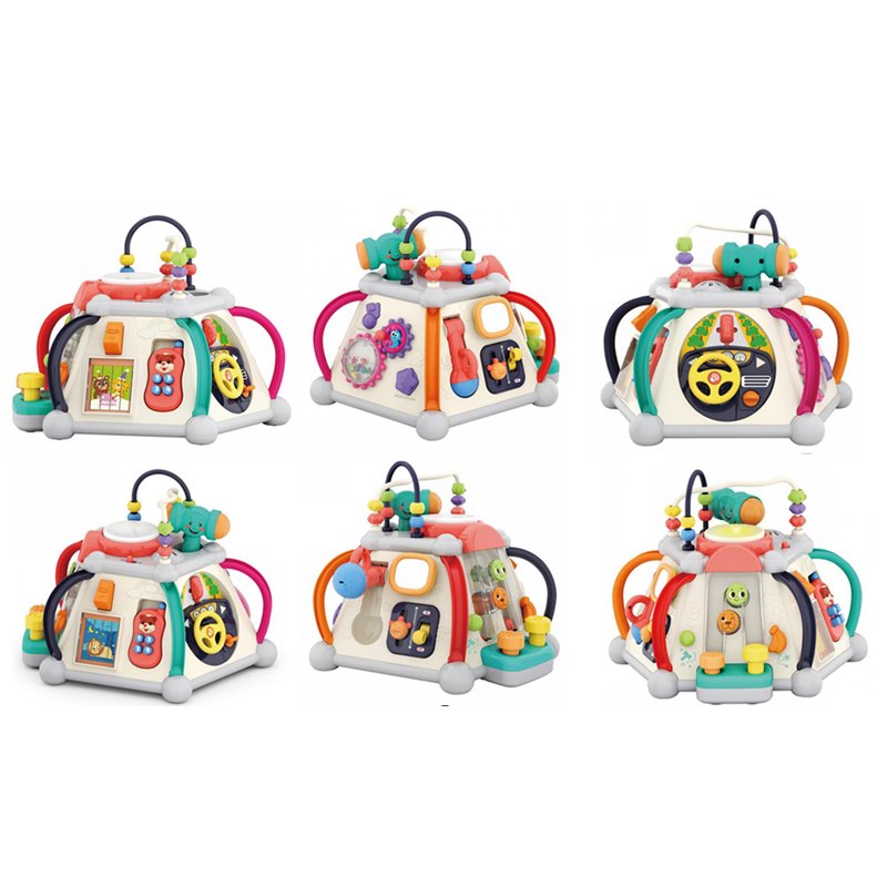 Multifunction Baby Interactive Learning Play Music Activity Cube Toy