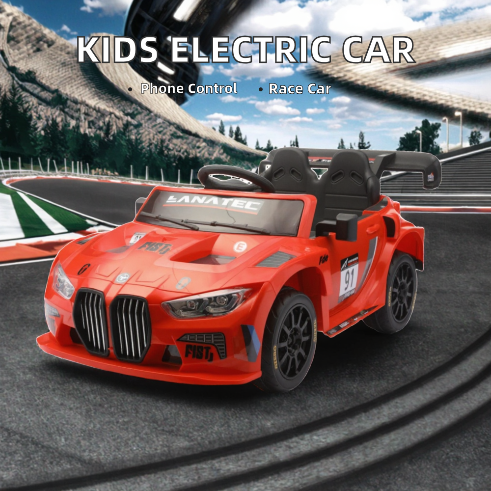 Hot Selling Children's Racing Car Toy Electric Ride-On Toy for Kids 2-4 Years Battery-Powered Plastic Toy Car