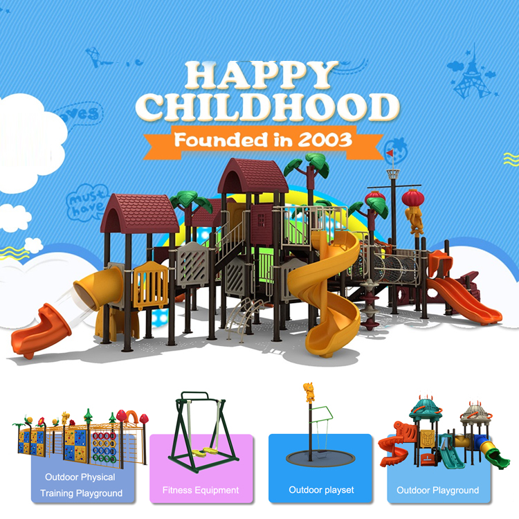 Outdoor Combination Playground Safe Large Children Slide Sports Entertainment Equipment