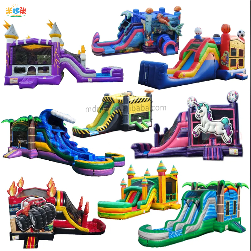 Customizable Giant Commercial PVC Inflatable Eco-friendly Educational Indoor Water Slide for Adults Kids Backyard Swimming Pool