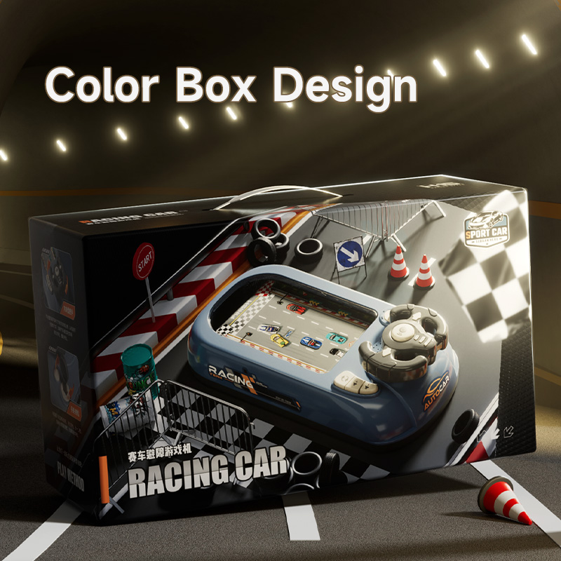 Children Early Educational Interactive Tabletop Games Simulated Racing Car Adventure Game Driving Steering Wheel Toy with Sound