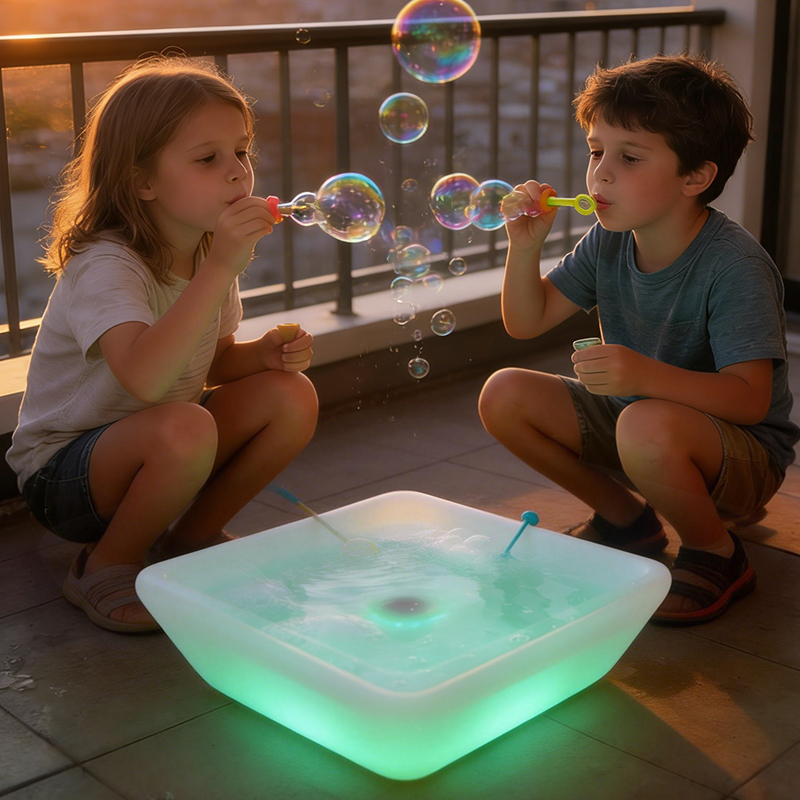 LED Light-Up Sensory Play Tray Touch Color-Changing Kids STEAM Educational Toy for Water Sand Play Indoor Outdoor