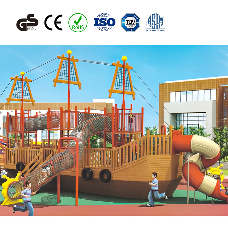 Best Selling Outdoor Playground Slide for Kids Plastic Play Equipment for Children's Backyard Play