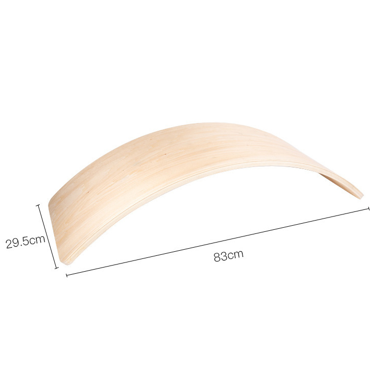 Wooden Children's Indoor Wobble Balance Board Educational Toy with Customized Colors for Balancing and Body Exercise