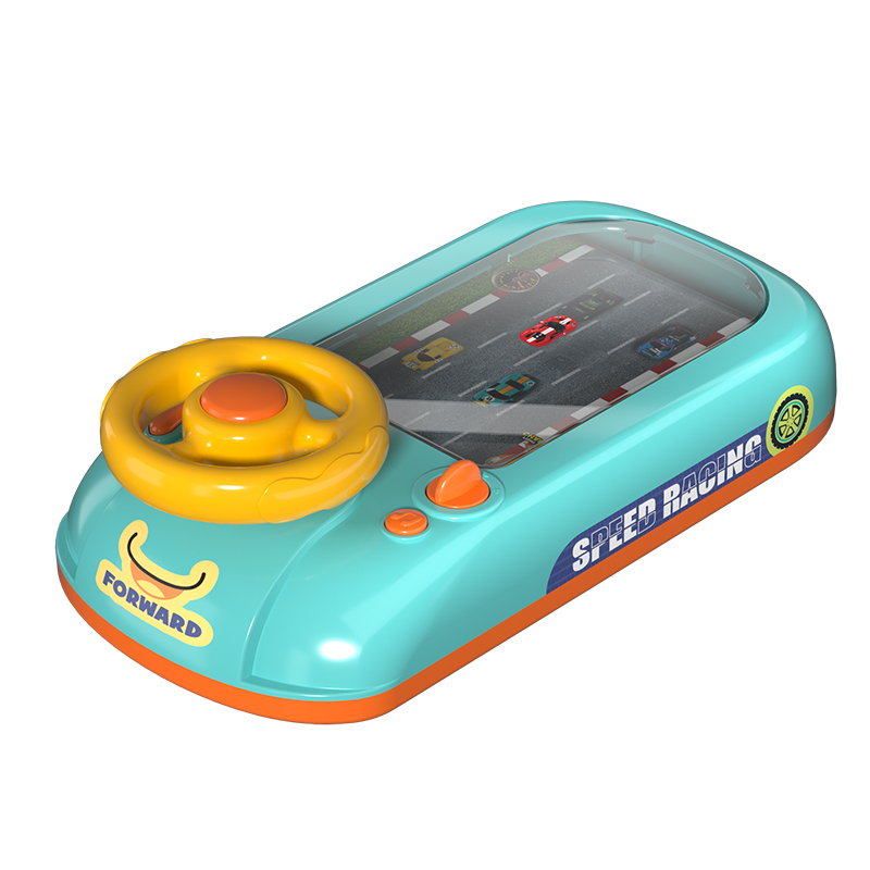 Educational Interactive Simulation Racing Adventure Game Steering Wheel Driving Toys for Children 2024 Hot New Plastic Unisex