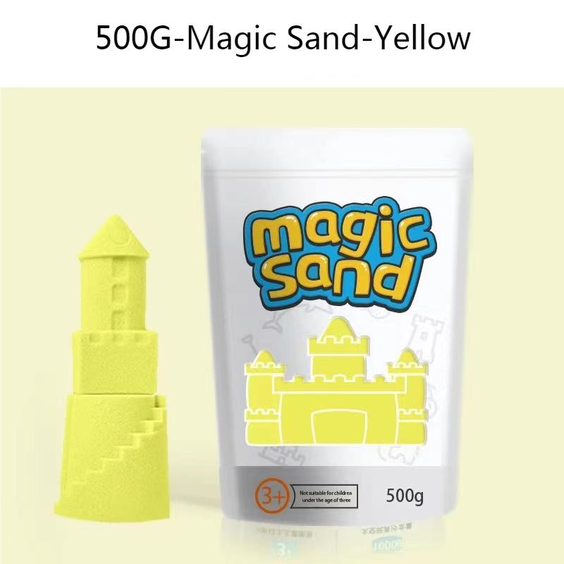 Customizid Indoor Sand Play for Kids 500g Magic Bee Wax Educational Space Dynamic Sand Build Game Sand