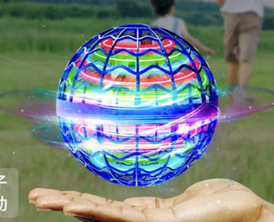 Intelligent Induction Flying Ball Spinning Flying Ball Floating Magic UFO Luminous Flying Saucer Boys and Girls Children's Toys