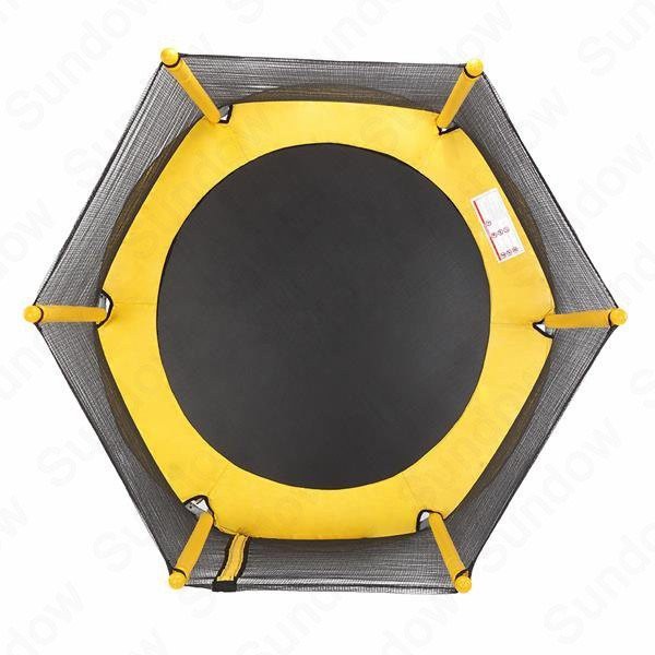 Sundow Wholesale Mini Trampoline Fitness Basketball Hoop Trampoline Outdoor Kids with Swing