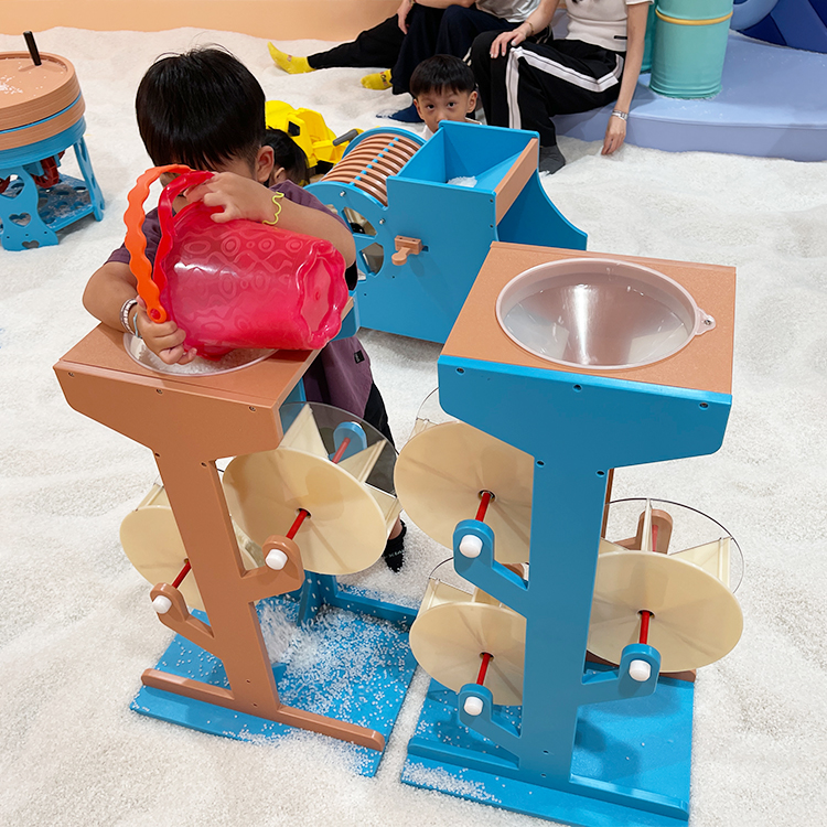 Kids Playground Indoor Sand Pit Toys with Grain Sand Pit Toys Indoor Play Soft Game Equipment Fun Fair Rides Theme Park