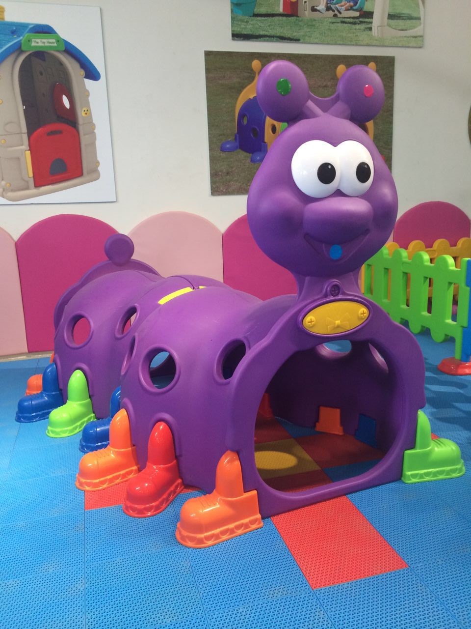 Kindergarten Children Indoor Plastic Toys Caterpillars Crawling Tunnel Garden Playground Toys Games Kids Tunnel Toys for Sale