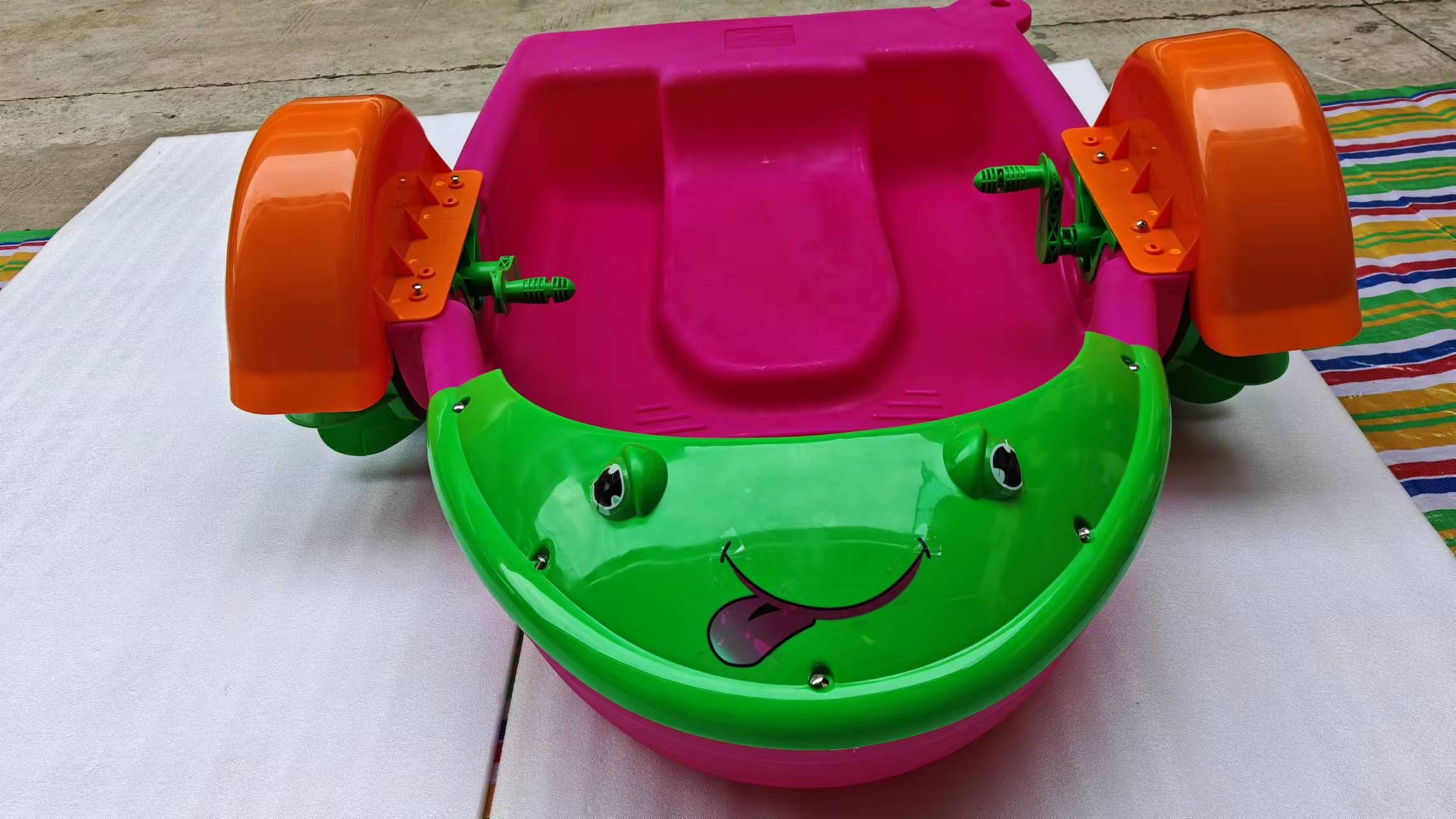 Kid Naughty Castle Inflatable Pool Hand Paddle Boat with Small and Large Size with Beautiful Colors for Kids Play Indoor Outdoor