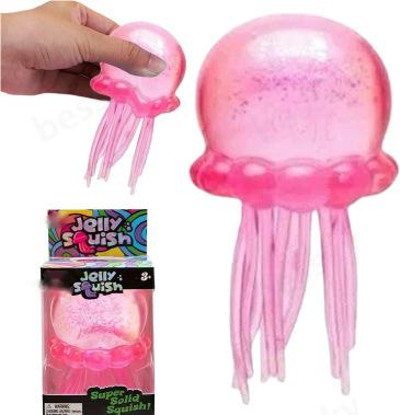 Yor Beach Water Play Jellyfish Jelly Squish Parent-child Interactive Stress Relief Anxiety Relief TPR Material Venting Pinch