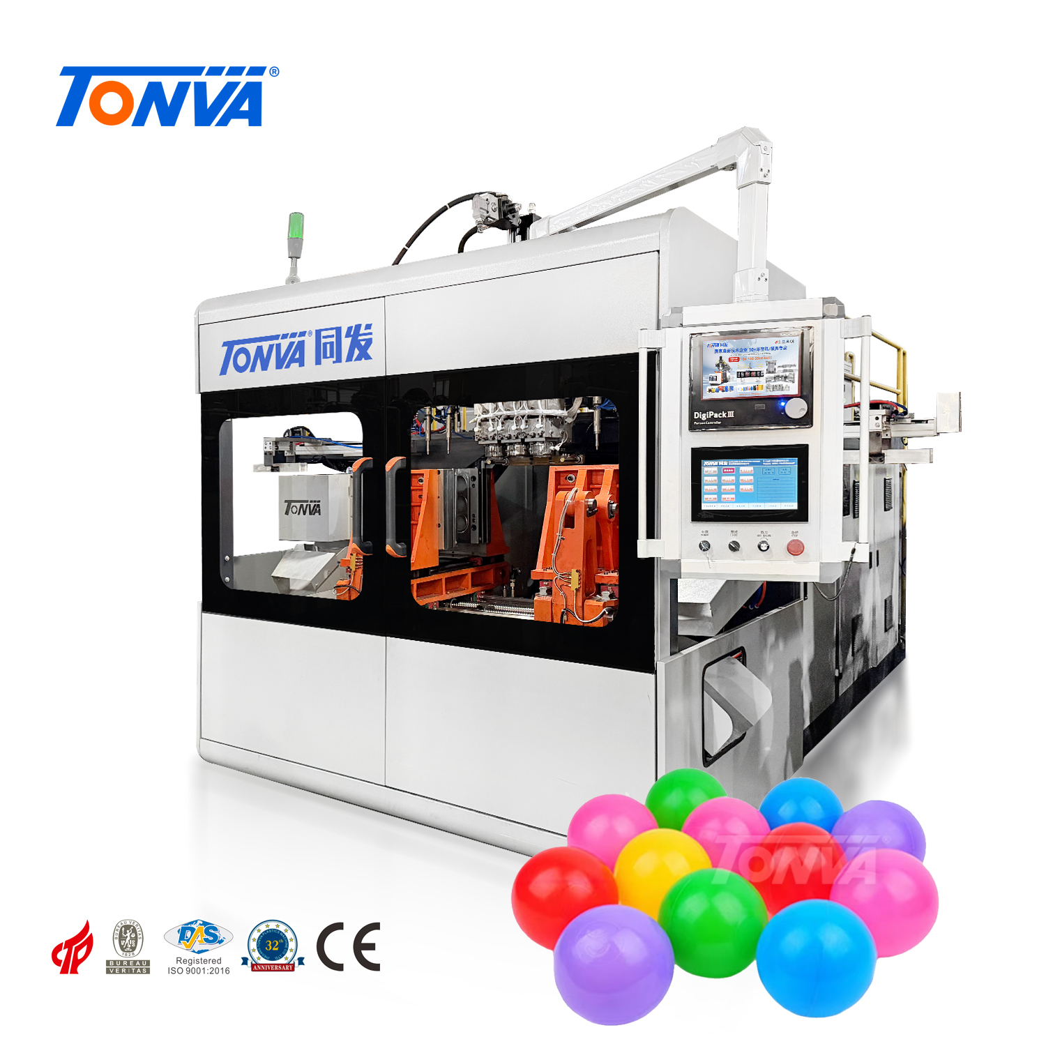 Soft Plastic Ocean Balls Ball Pit Balls Multicolor For Playhouse Extrusion Blow Molding Machine