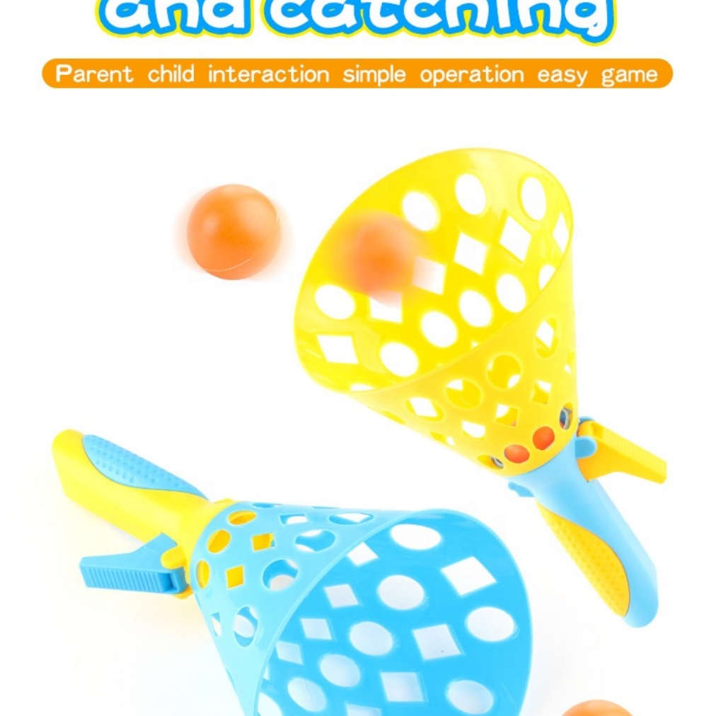 Beach and Beach Toys Outdoor Sports Toys Parent Child Interaction Men Women Fun Double Toss Ball Catapult