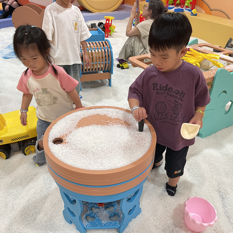 Kids Playground Indoor Sand Pit Toys with Grain Sand Pit Toys Indoor Play Soft Game Equipment Fun Fair Rides Theme Park