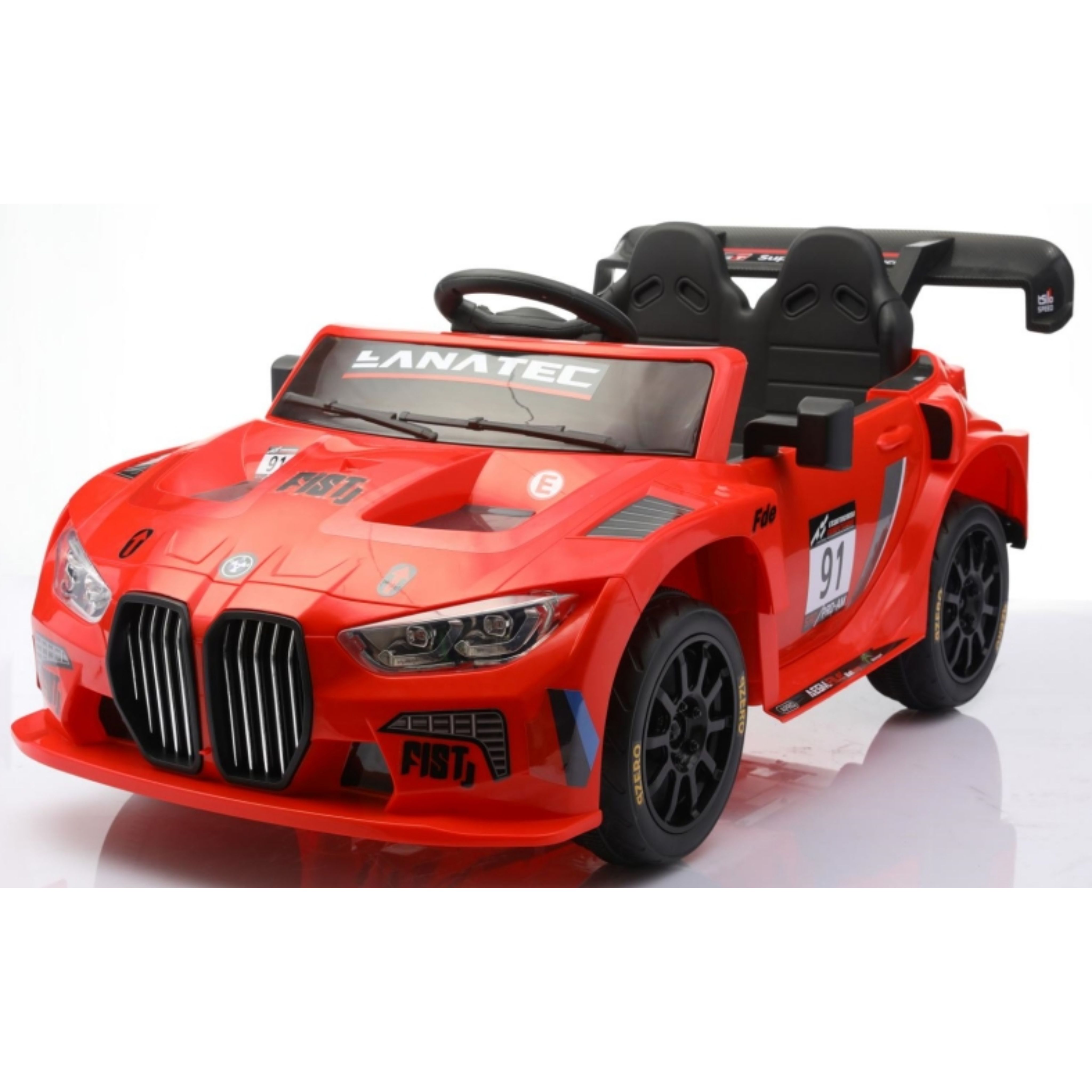 Hot Selling Children's Racing Car Toy Electric Ride-On Toy for Kids 2-4 Years Battery-Powered Plastic Toy Car