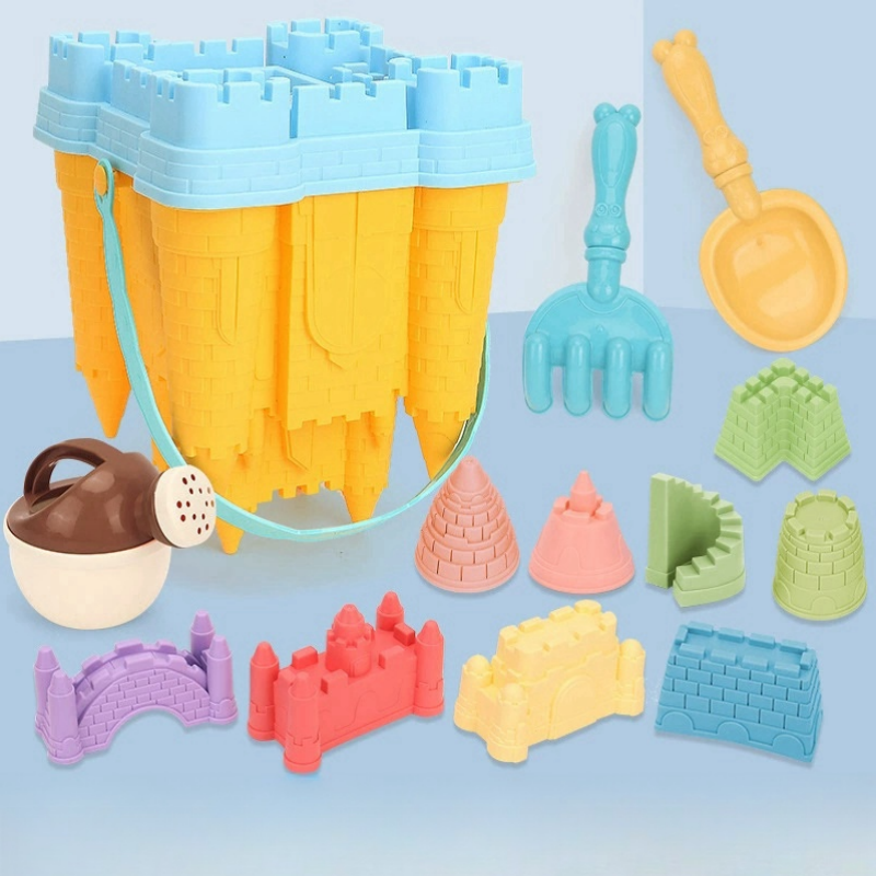 Summer pools water fun children beach &amp; sand play toys set sand castle model for beach game