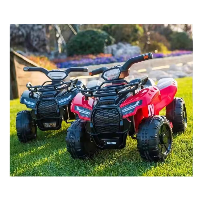 Stylish TOYSRUNNER ROC1029 Electric Ride-On Car Double Drive Early Education Kids Battery Powered Plastic Toy MP3 Music Lights