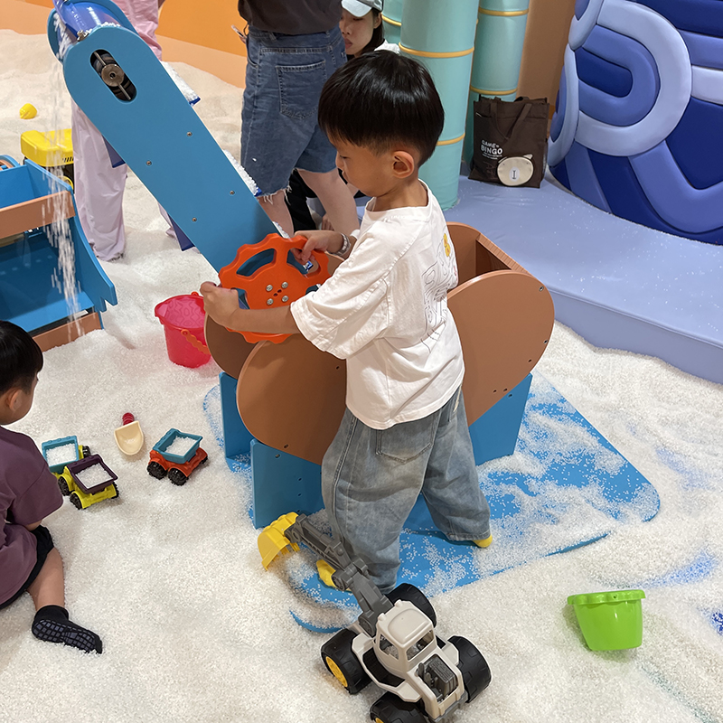 Kids Playground Indoor Sand Pit Toys with Grain Sand Pit Toys Indoor Play Soft Game Equipment Fun Fair Rides Theme Park